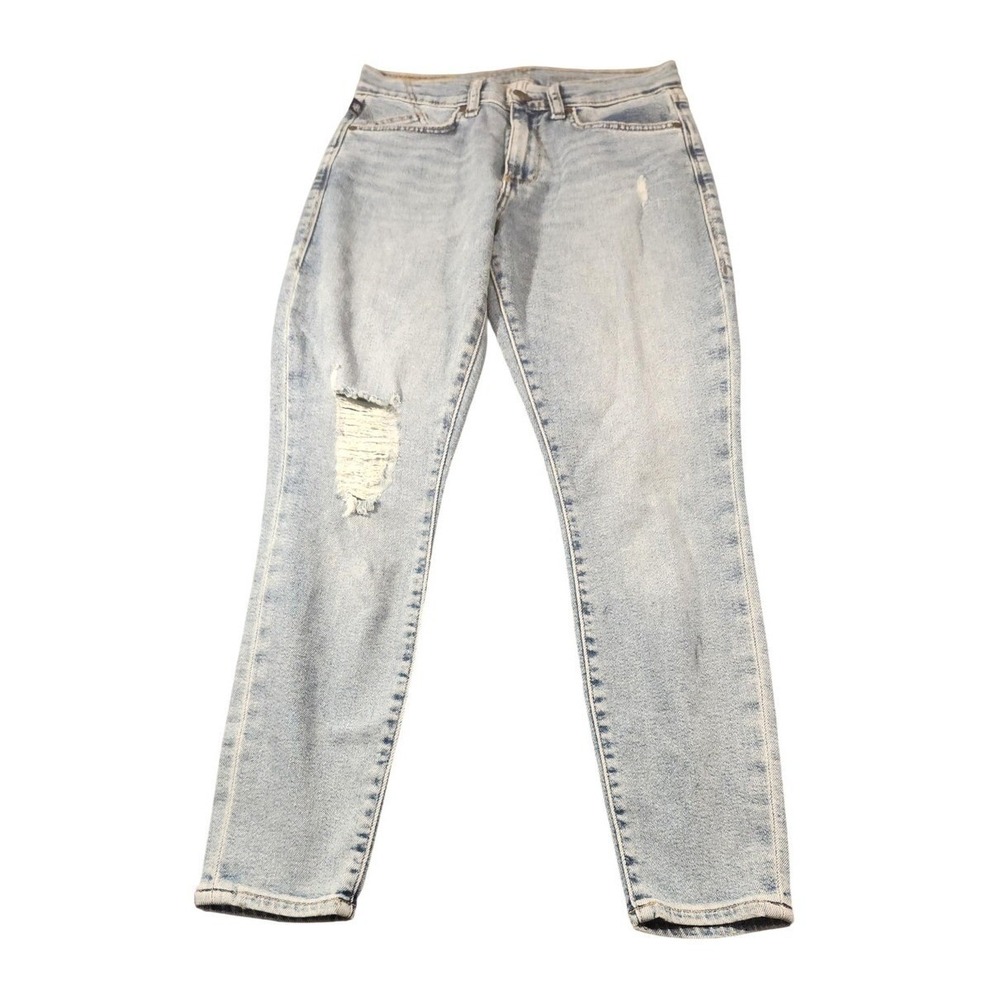 Vintage Y2K Rock & Republic Jeans Womens 8 High Roller Mid Rise Distressed Denim